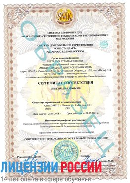 Образец сертификата соответствия Орда Сертификат OHSAS 18001